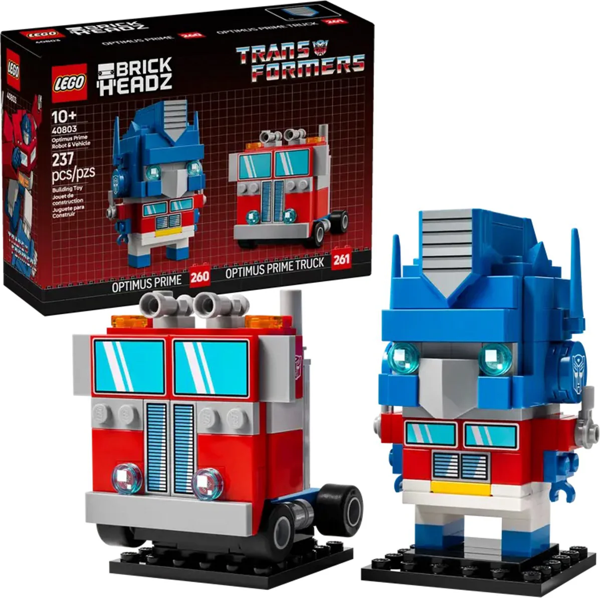 LEGO BrickHeadz Optimus Prime robot en voertuig 40803