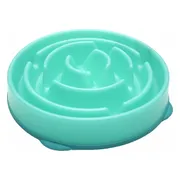 Outward Hound Fun Feeder Drop Voerbak Turquoise Medium 22 x 22 x 5 cm