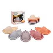 Bioplastic: Happy world 5 badbootjes in doos.