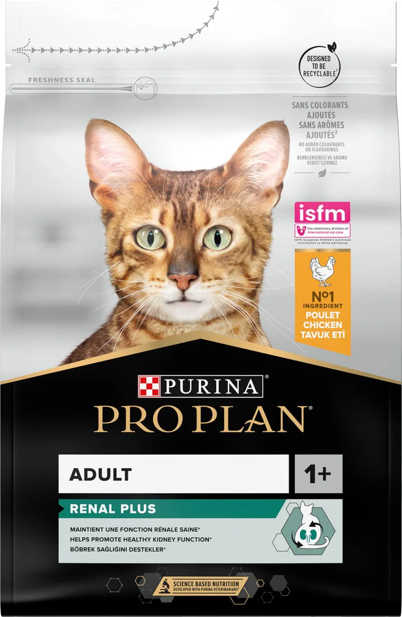 Pro Plan Kattenvoer Droog Adult Kat Renal Plus Kip 3 kg
