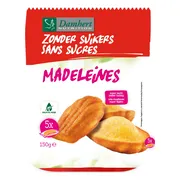 Damhert Glutenvrije Madeleines Suikervrij 150GR