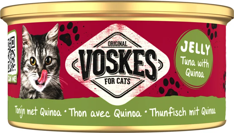 Voskes Kattenvoer Nat Tonijn met Quinoa 85 gr