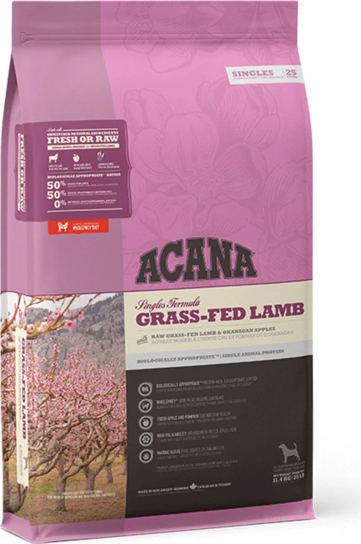 Acana Singles Grass-Fed Lam 11,4 kg