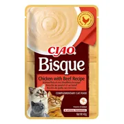 Ciao Bisque Puree Kattensnack Chicken & Beef 40 gr