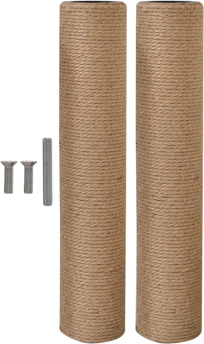 Vervangende krabpalen voor kattenboom krabpaal katten paal met schroeven BASIC/2 stuks/405 cm M10 (1031) - M8 M10 variatie