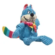 HuggleHounds Rainbow Cheshire Cat Knottie Small 21 x 15 cm