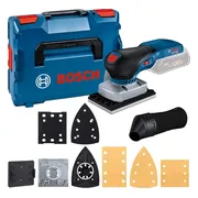 Bosch Professional GSS 18V-13 Accu vlakschuurmachine + accessoires 18V Basic Body in L-Boxx - 06019L0101