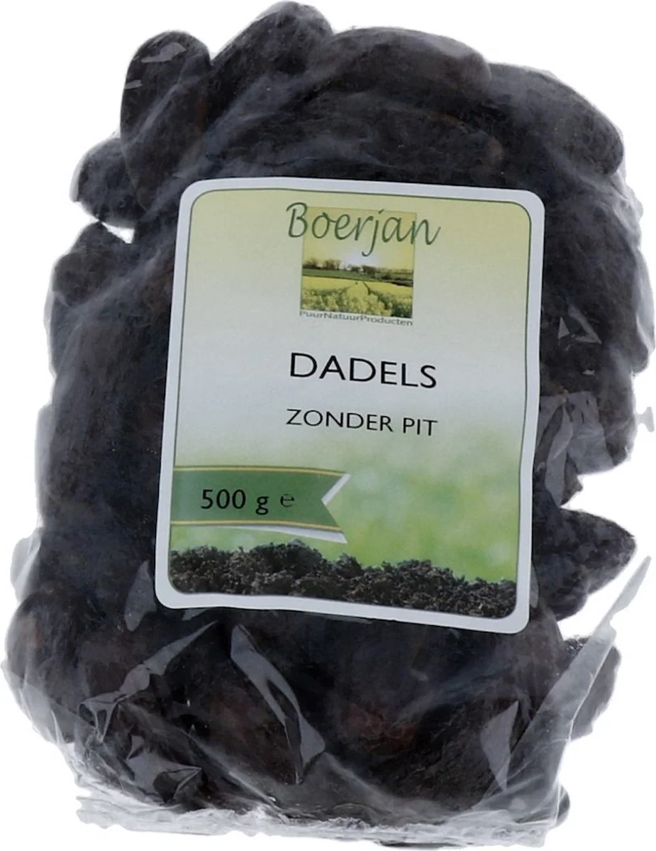 Boerjan Dadels Zonder Pit 500GR