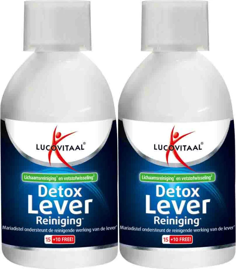 2x Lucovitaal Detox Lever Reiniging 250 ml