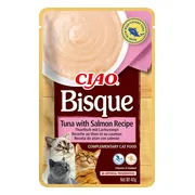 Ciao Bisque Puree Kattensnack Tuna & Salmon 40 gr