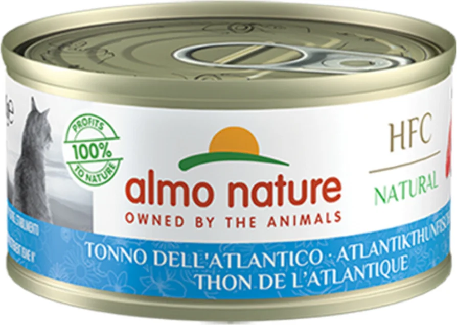Almo Nature HFC Natural Kattenvoer Nat Atlantische Tonijn 70 gr