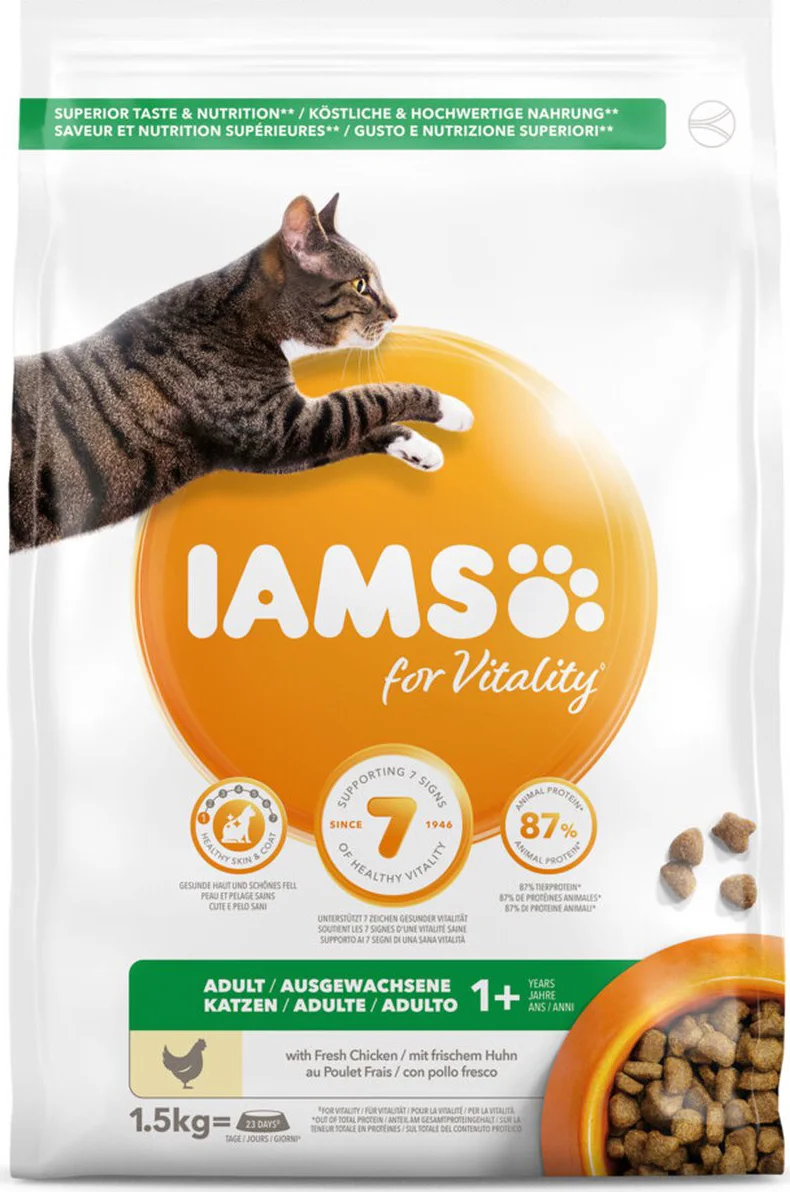 IAMS Kat Adult Kip 1,5 kg