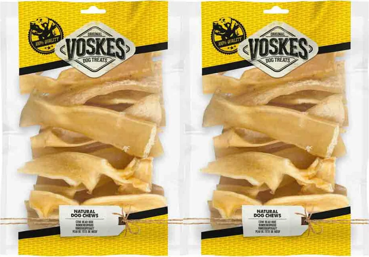 2x Voskes Runderkophuid Stukken 500 gr