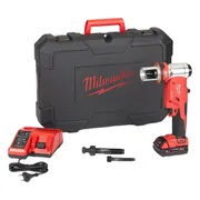 Milwaukee M18 HKP-201C Accu Hydraulische Ponsmachine FORCE LOGIC™ 18V 2.0Ah in koffer - 4933451202
