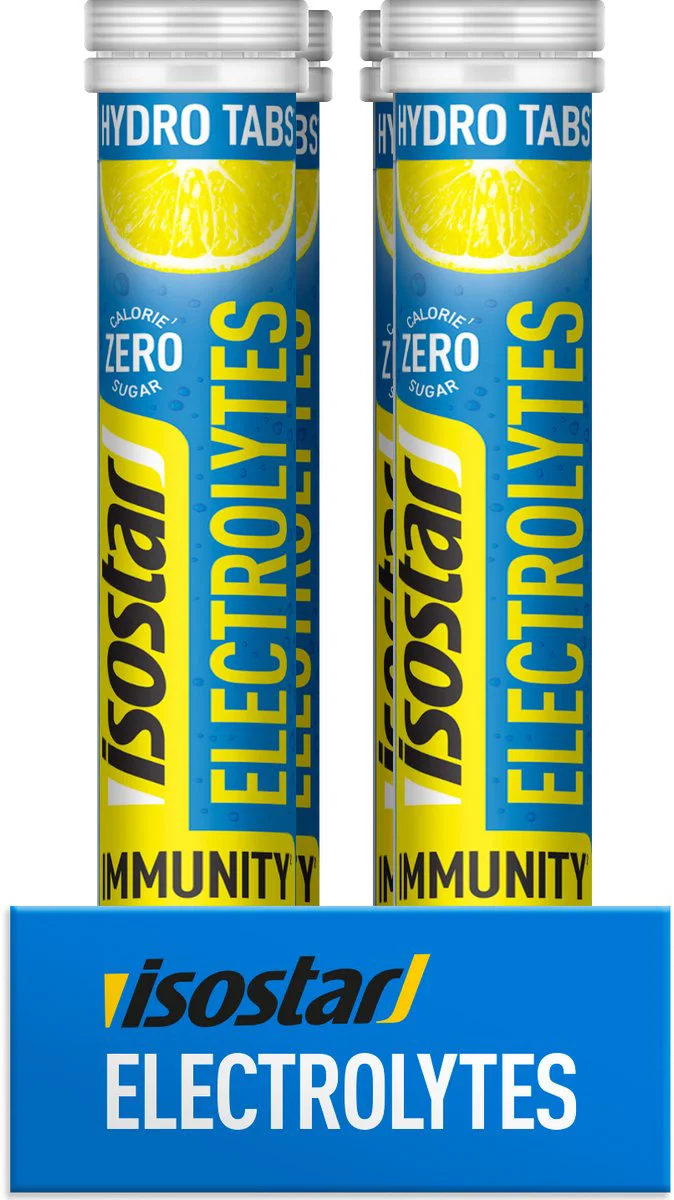 8x Isostar Electrolytes Hydro Tabs Lemon 18 tabletten
