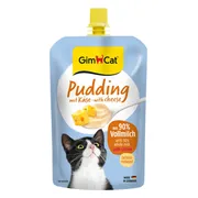 10x GimCat Pudding Kattensnack Kaas 100 gr
