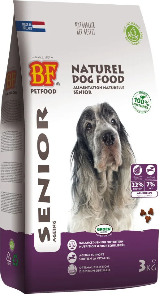BF Petfood Senior Hondenvoer Souplesse 3 kg