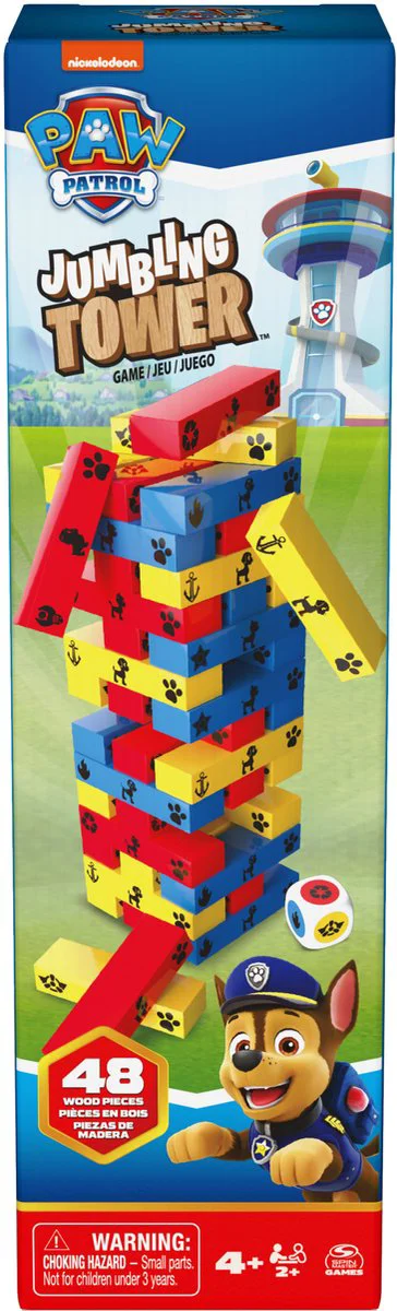 PAW Patrol - Jumbling Tower-spel - Actiespel