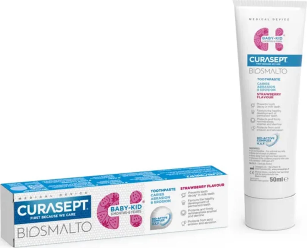 Curasept Biosmalto Baby-Kid Toothpaste 75ML