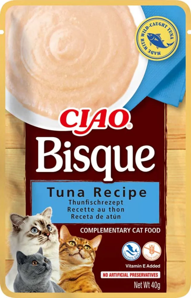 Ciao Bisque Puree Kattensnack Tuna 40 gr