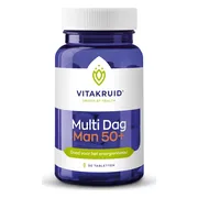 Vitakruid Multi Dag Man 50+ 30 tabletten