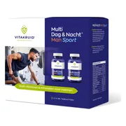 Vitakruid Multi Dag & Nacht Man Sport 180 tabletten