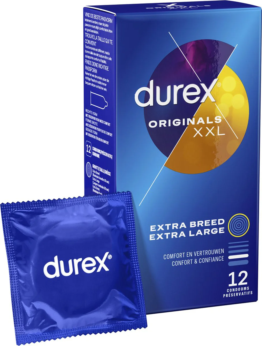 Durex Originals XXL Condooms 12ST
