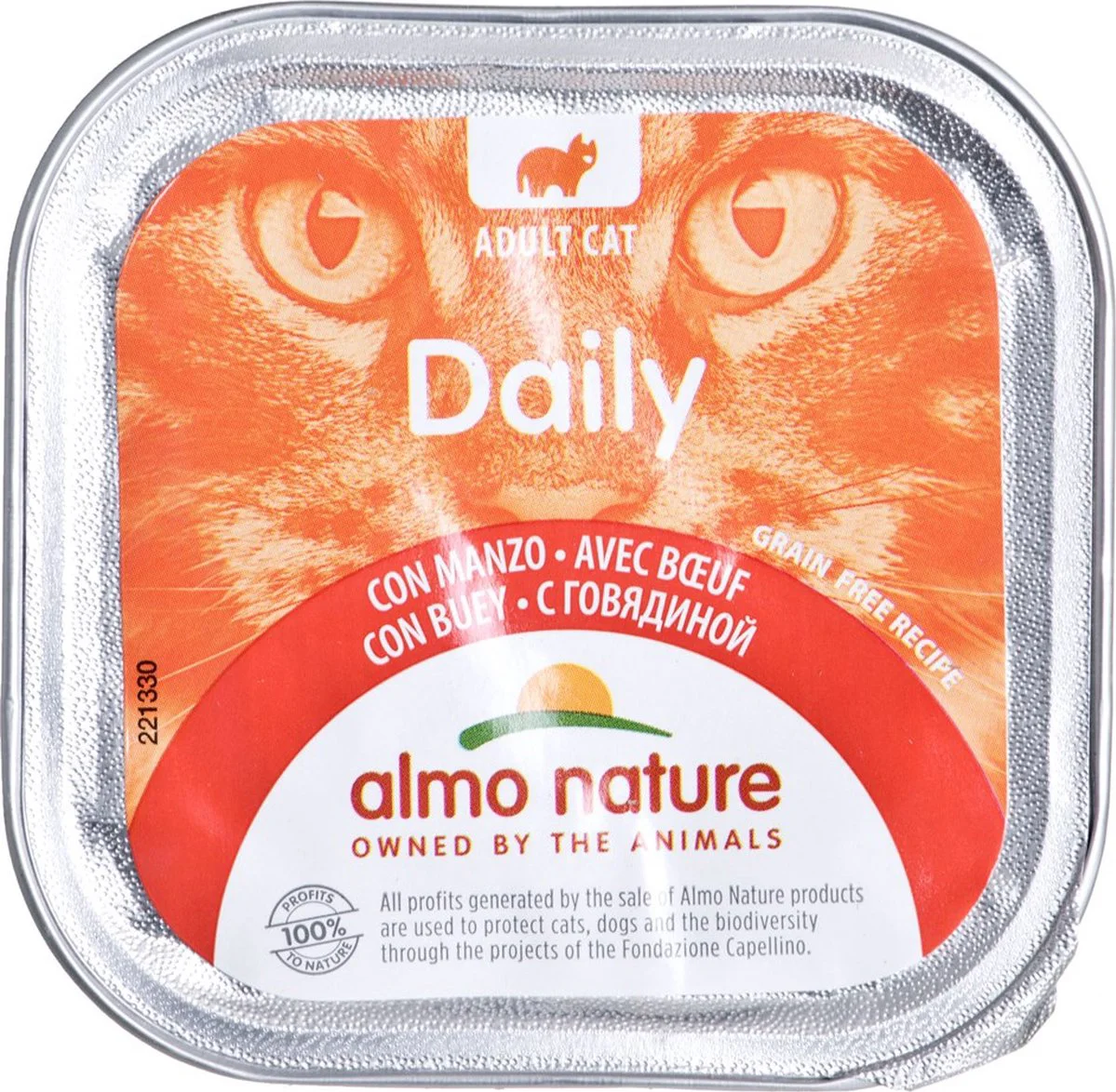 Almo Nature Daily Kattenvoer Rund 100 gr