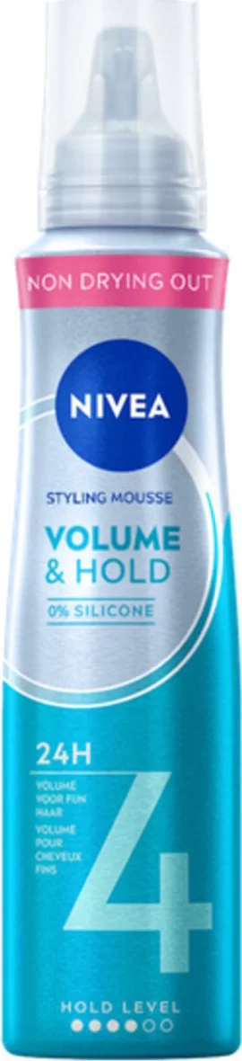 NIVEA Styling Mousse Hold 4 Volume Care 150 ml
