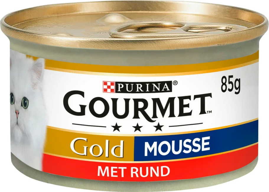 Gourmet Gold Kattenvoer Nat Mousse Rund 85 gr