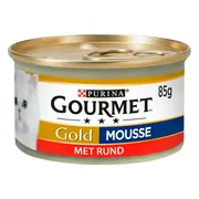 Gourmet Gold Kattenvoer Nat Mousse Rund 85 gr