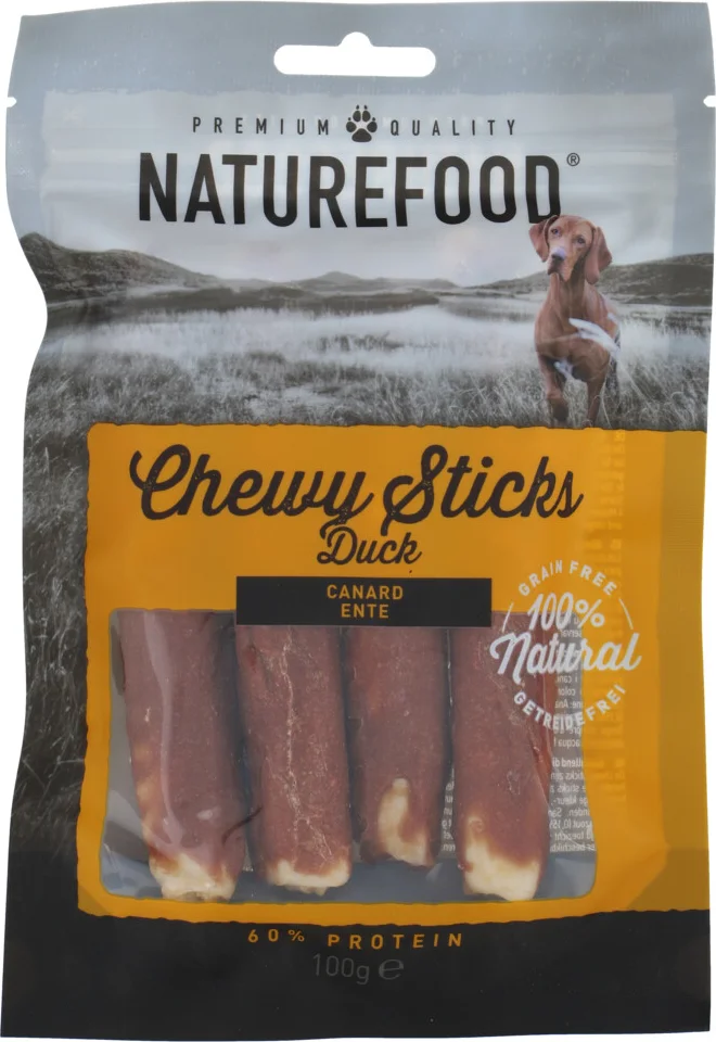 Rosewood Naturefood Chewy Sticks Eend 100 gr