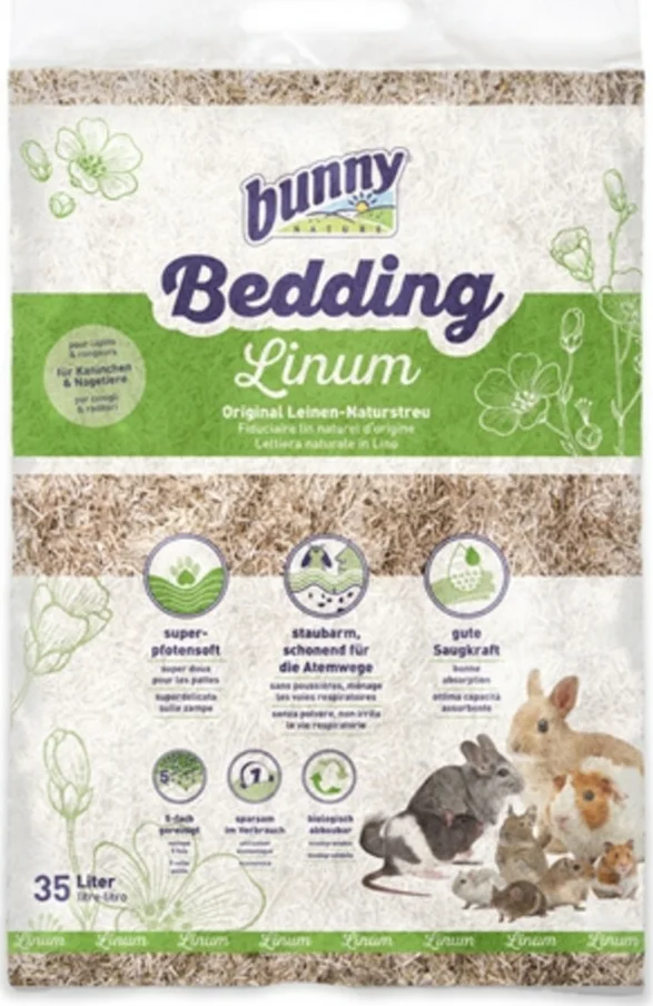 Bunny Nature Bunnybedding Linum Vlasvezel 35 liter