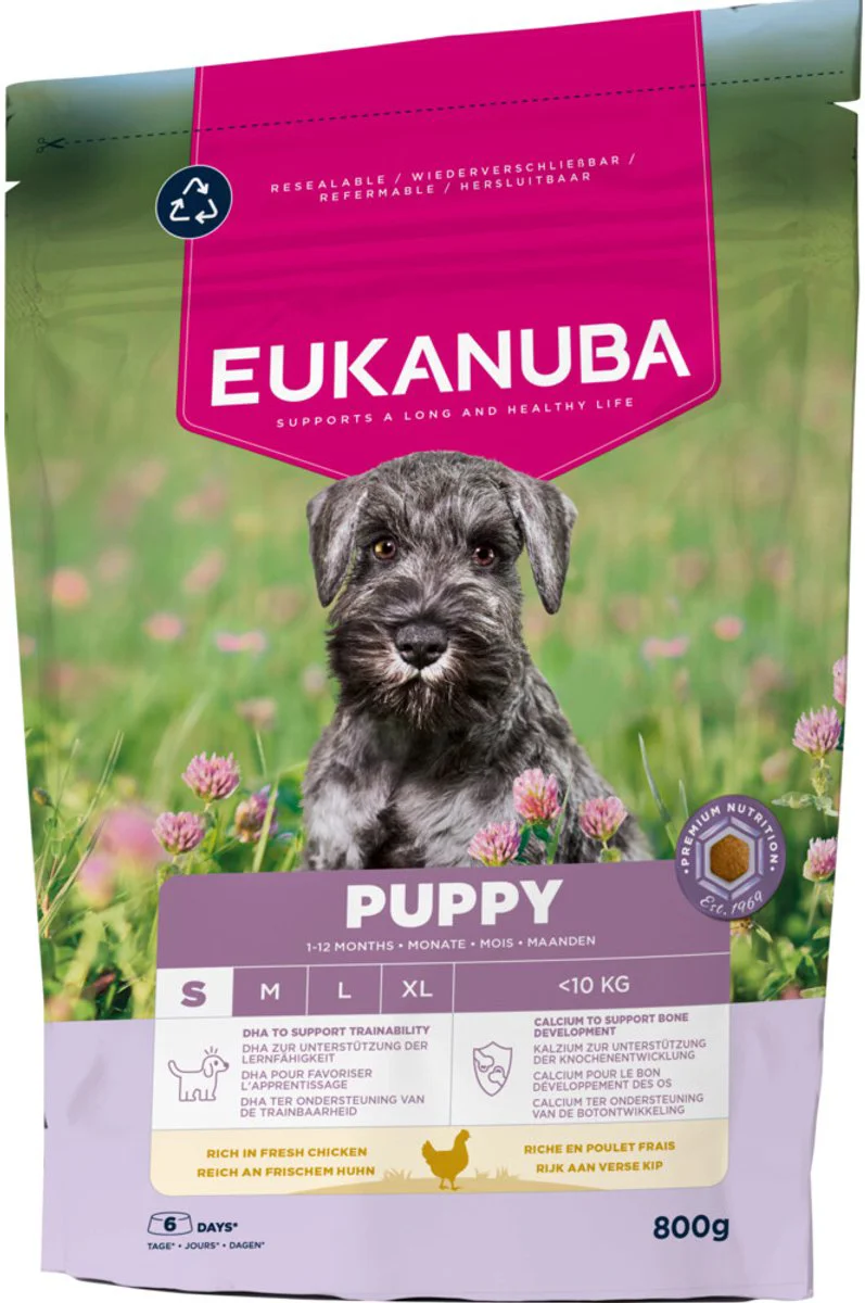 Eukanuba Hondenvoer Droog Life Care Dog Puppy Small Kip 800 gr