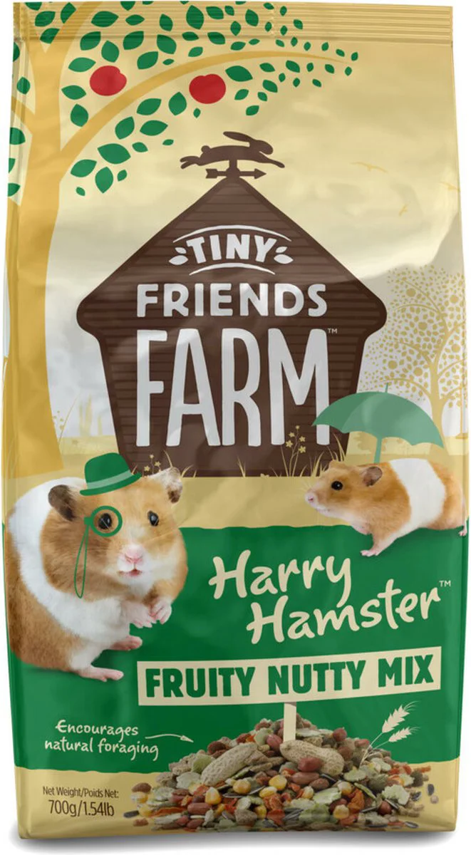 Tiny Friends Farm Harry Hamster Fruity Nutty Mix 700 gr