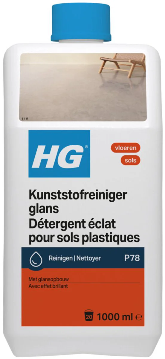 HG Kunststofreiniger Glans 1 liter