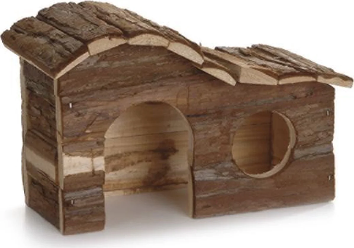 Beeztees Forest Arch Blokhut - Knaagdier - 26,5x16x13,5 cm