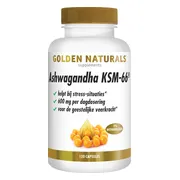Golden Naturals Ashwagandha KSM-66 120 vegacapsules