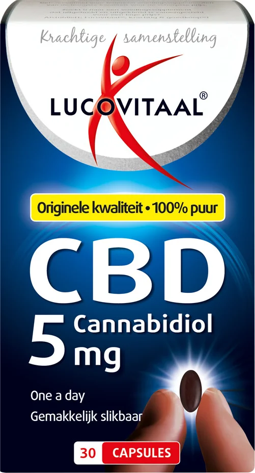 3x Lucovitaal CBD Cannabidiol 5 mg 30 capsules