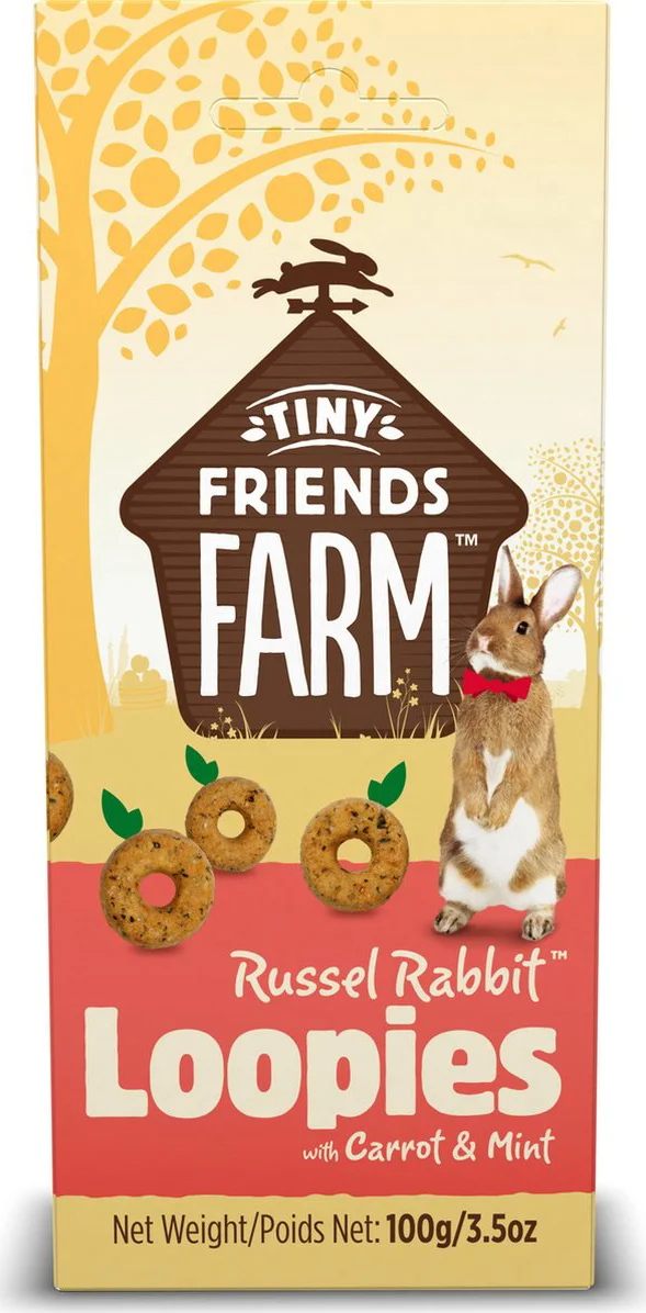 Tiny Friends Farm Russel Loopies Wortel & Munt 100 gr