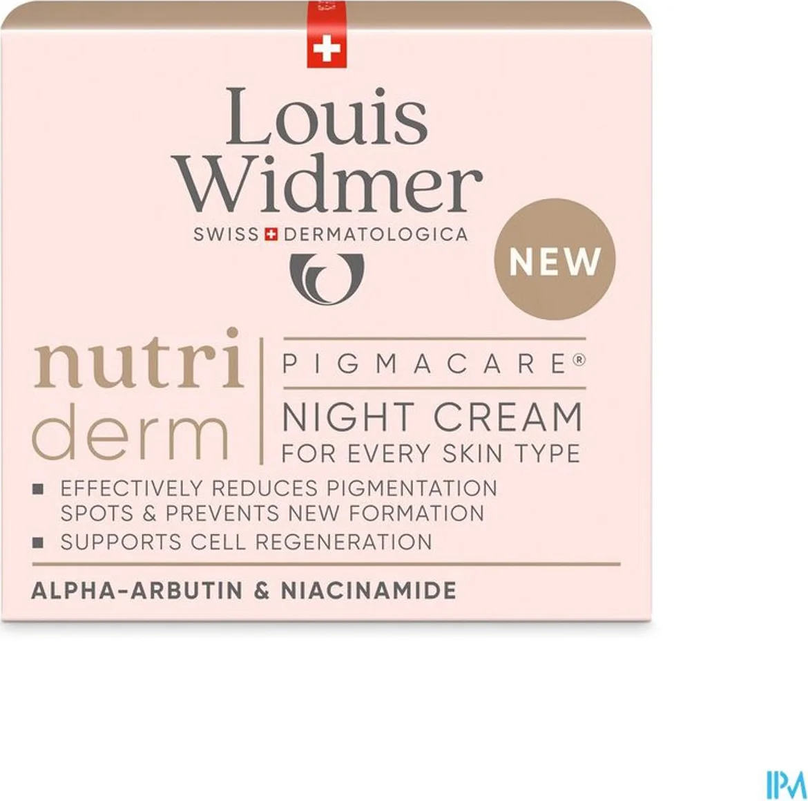 Louis Widmer nutriderm Pigmacare Nachtcrème Licht Geparfumeerd 50 ml