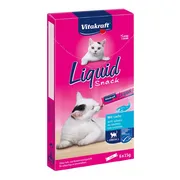 Vitakraft Cat Liquid Zalm - Omega 6 stuks