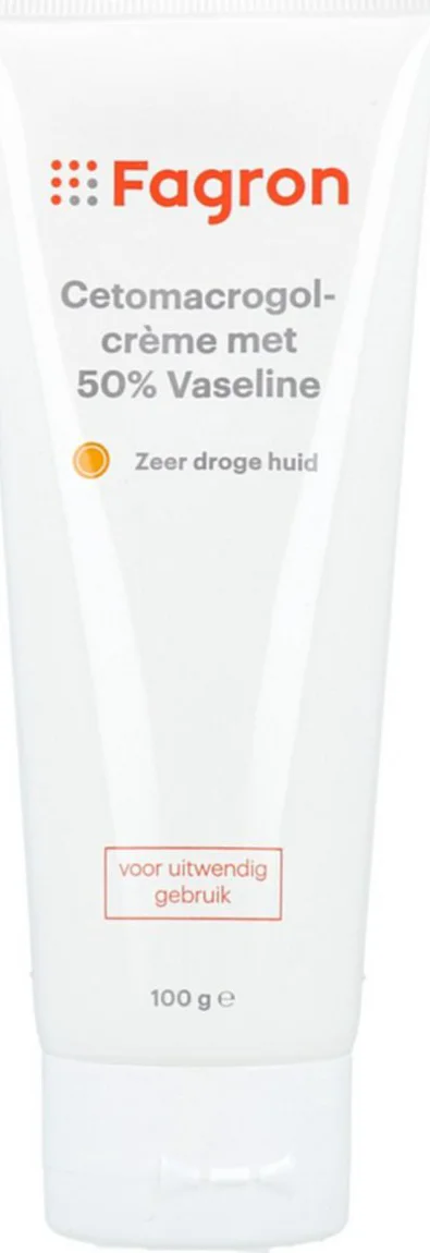 Fagron Cetomacrogolcrème met 50% Vaseline 100GR