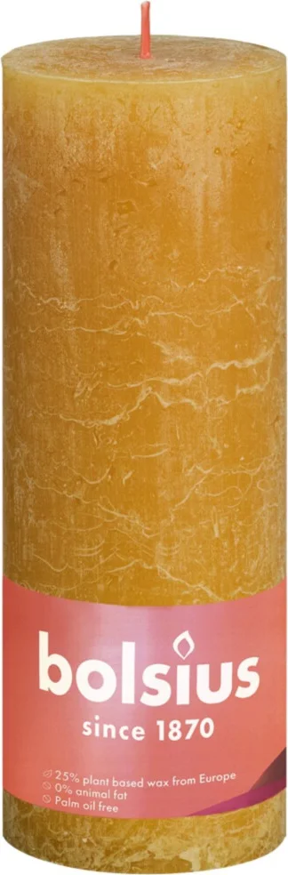 Bolsius Stompkaars Geel 19 cm