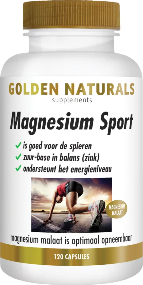 2x Golden Naturals Magnesium Sport 120 vegacapsules
