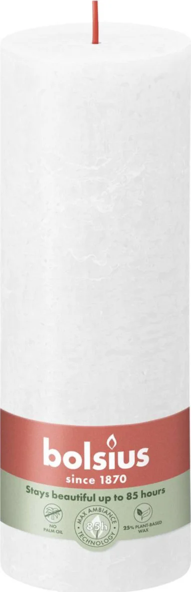 Bolsius Stompkaars Wit 19 cm