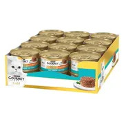 24x Gourmet Gold Kattenvoer Nat Hartig Torentje Tonijn 85 gr