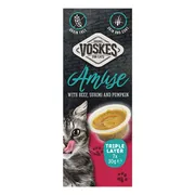 Voskes Kattensnack Triple Layer Rund-Sumiri-Pompoen 7x30 gr