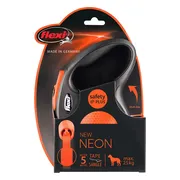 Flexi Rollijn New Neon Tape 5 mtr tot 25 kg Oranje