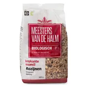 De Halm Muesli Krokant Met Rozijnen 500GR
